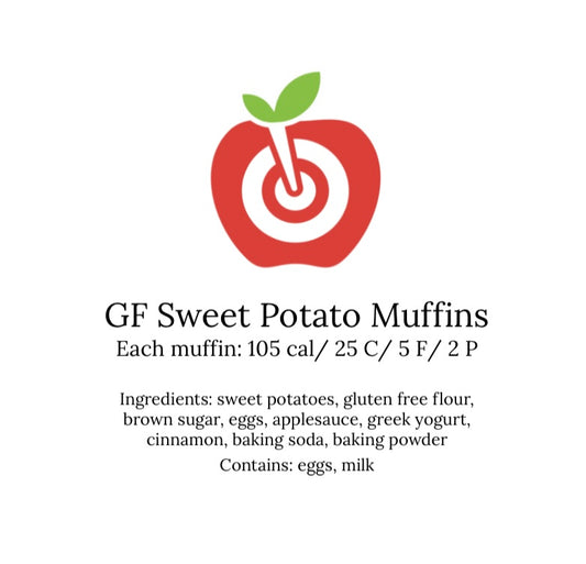 Sweet Potato Muffins 6 pack