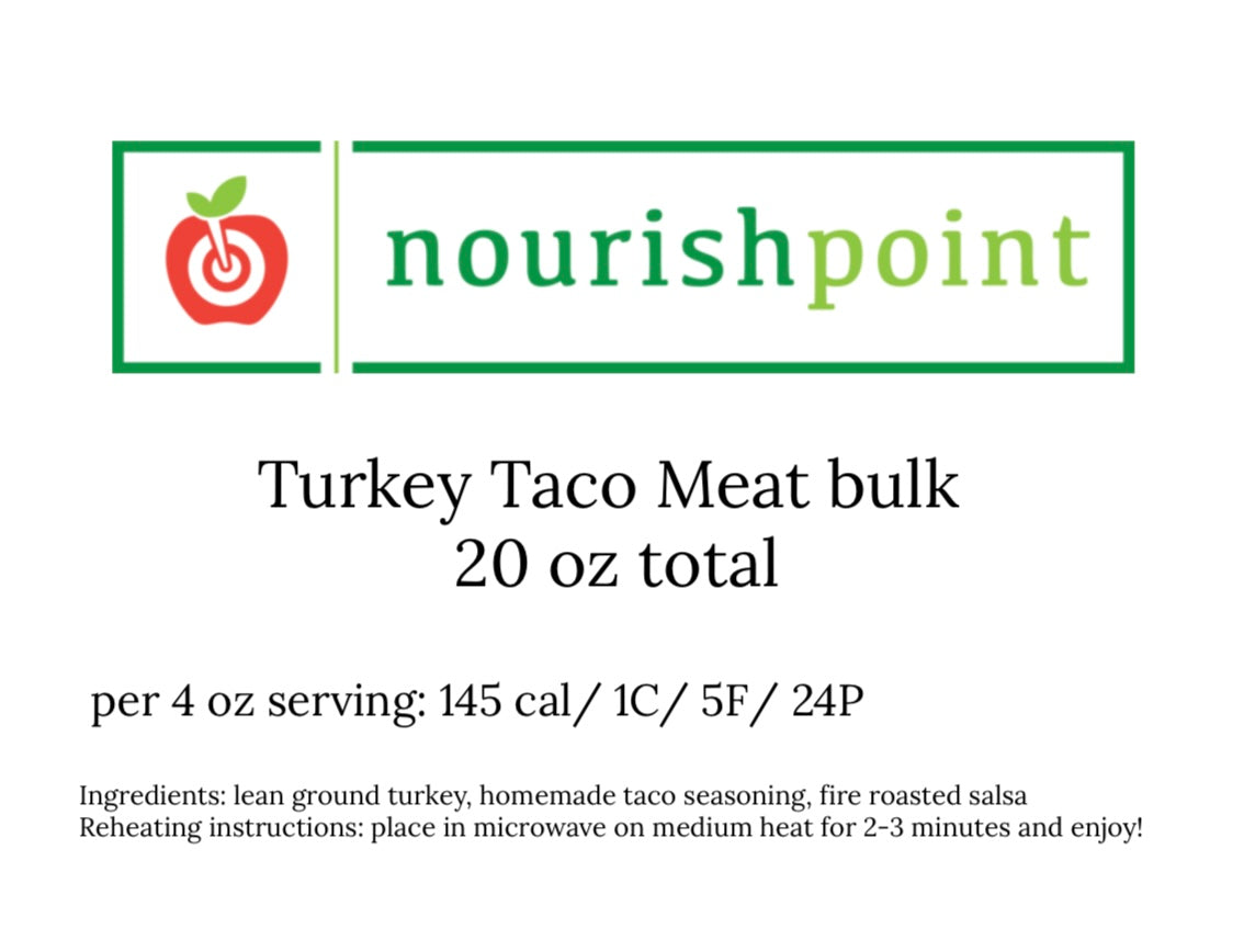 Lean Ground Turkey Taco Meat 20oz